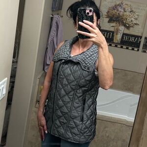 Steel Gray Puffer Vest - Marc New York - Perfect Condition